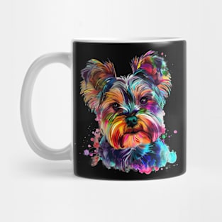 Yorkshire Terrier Colorfull Pop Art Design For Dog Onwer Mug